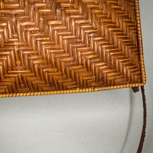 Brown Woven Crossbody Bag - Picture 7 of 13
